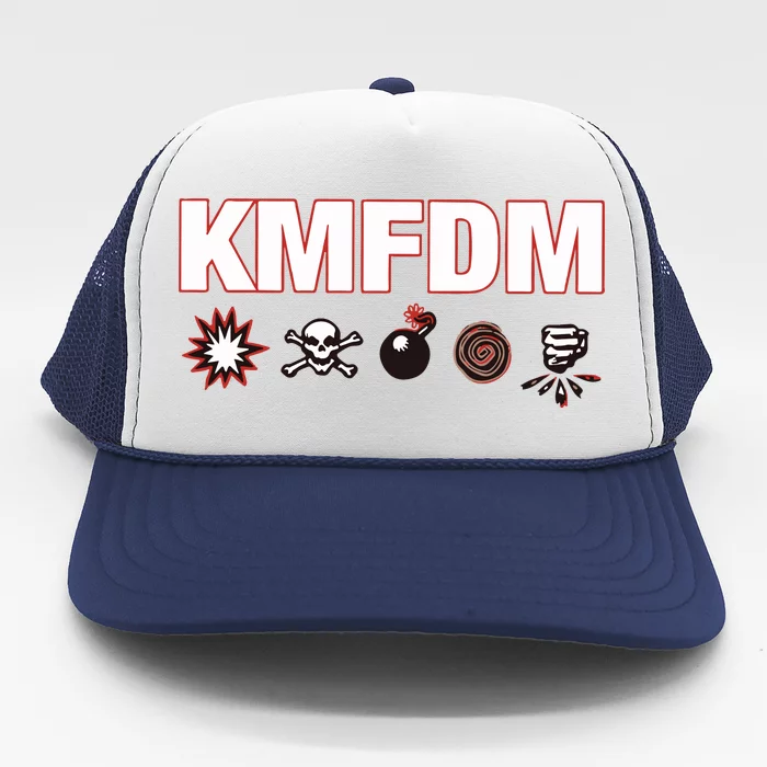 Kmfdm Symbols Trucker Hat