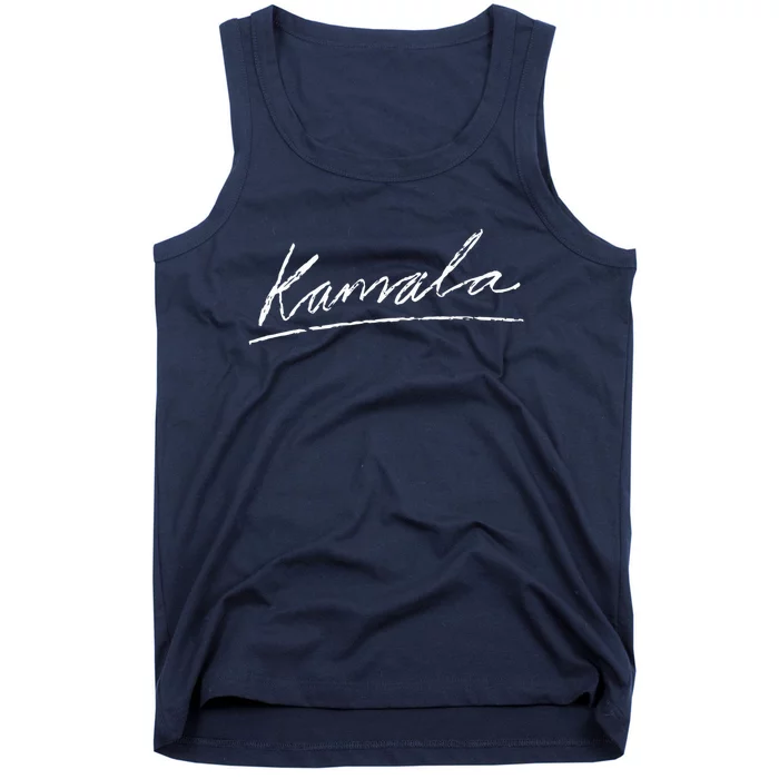 Kamala Signature Kamala Harris For President 2024 Tank Top