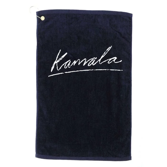 Kamala Signature Kamala Harris For President 2024 Platinum Collection Golf Towel