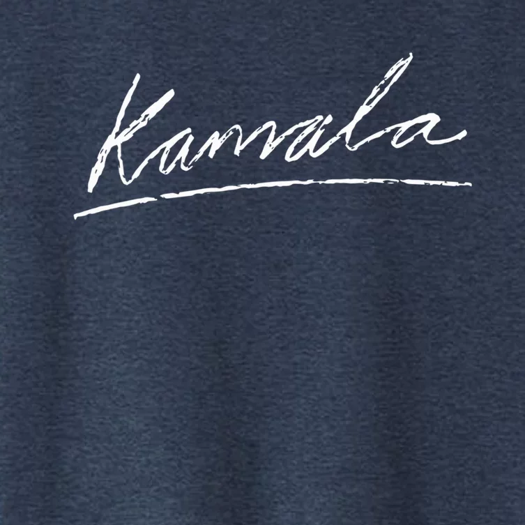 Kamala Signature Kamala Harris For President 2024 Women's Crop Top Tee