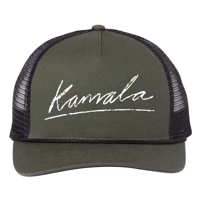 Kamala Signature Retro Rope Trucker Hat Cap