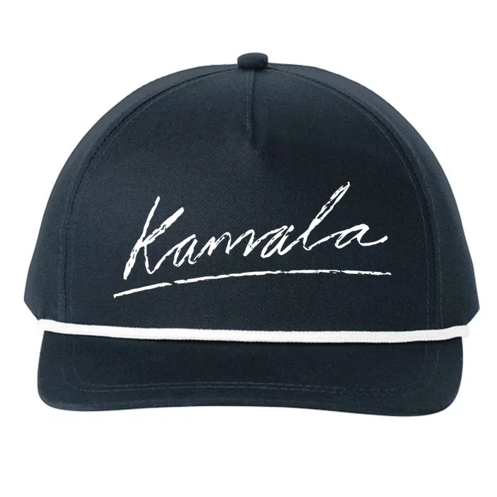 Kamala Signature Snapback Five-Panel Rope Hat