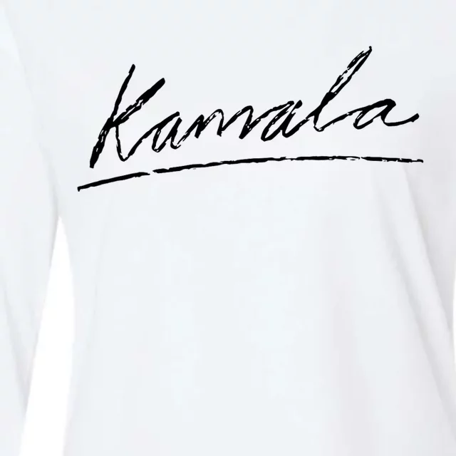 Kamala Signature Womens Cotton Relaxed Long Sleeve T-Shirt