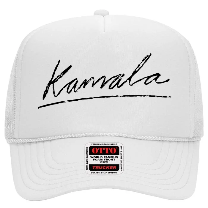 Kamala Signature High Crown Mesh Trucker Hat