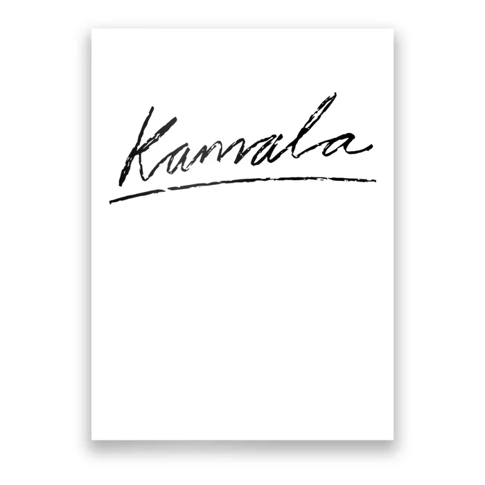 Kamala Signature Poster