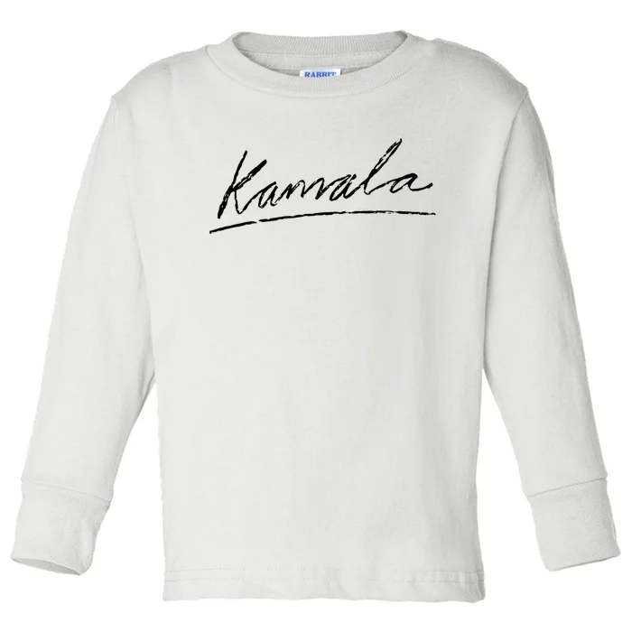 Kamala Signature Toddler Long Sleeve Shirt