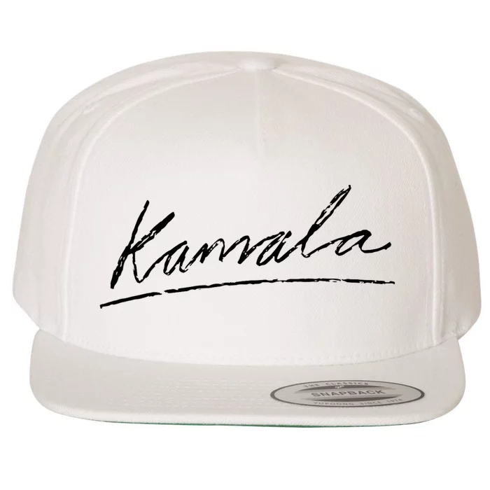 Kamala Signature Wool Snapback Cap