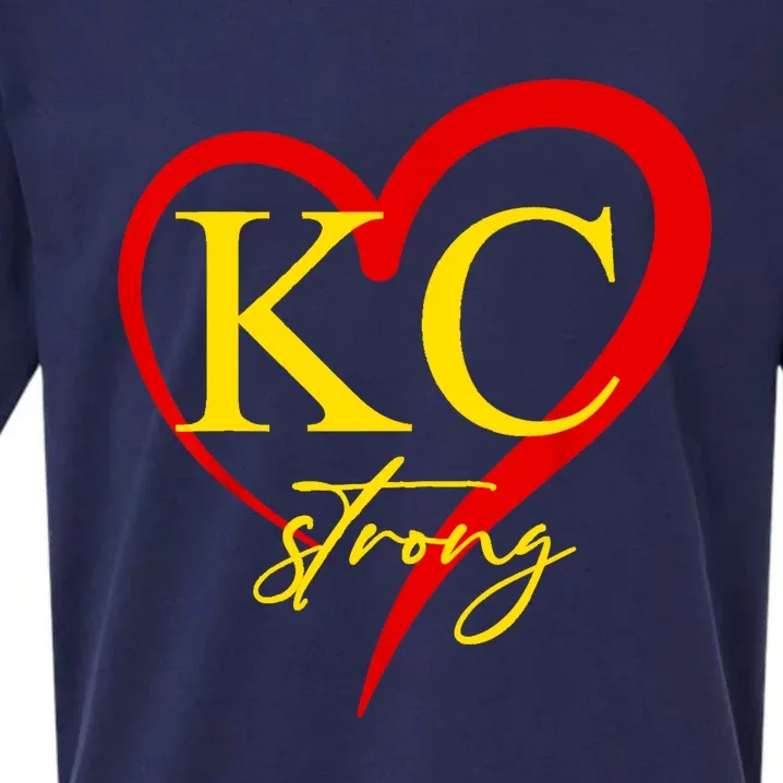 Kc Strong Kansas City Strong Sueded Cloud Jersey T-Shirt