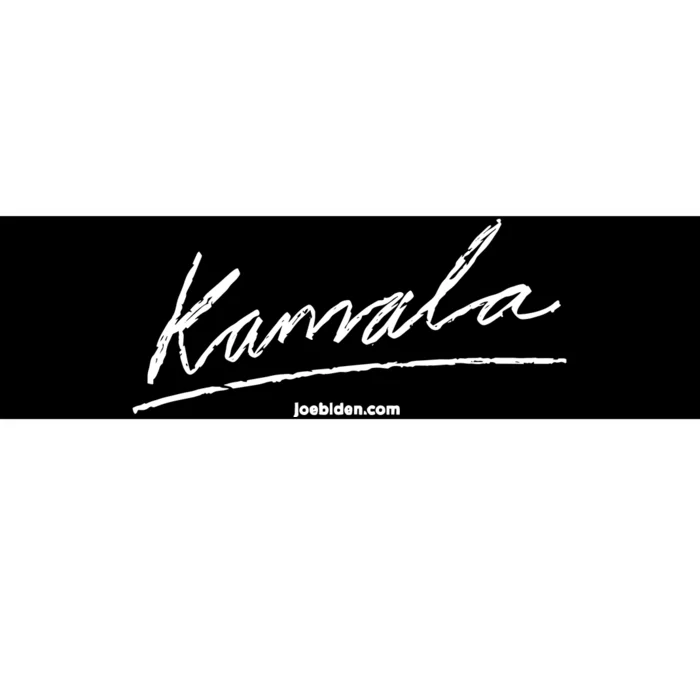 Kamala Signature Bumper Sticker