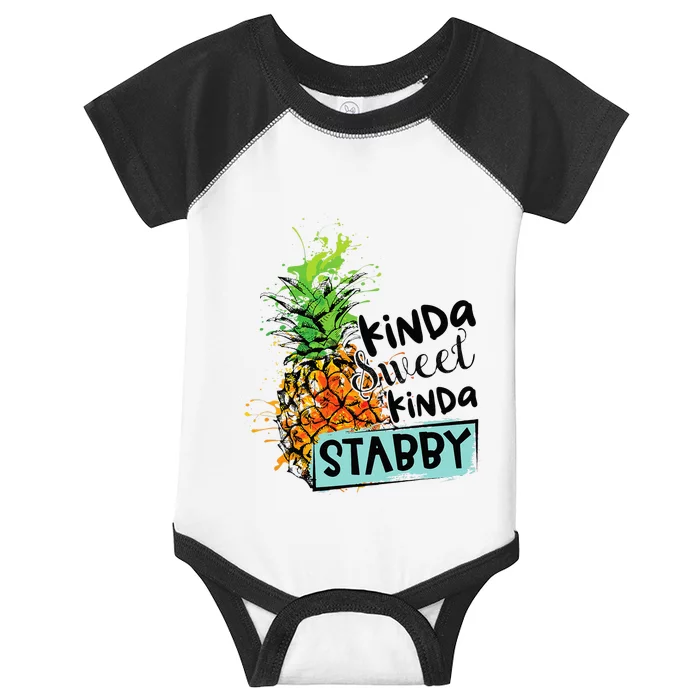 Kinda Sweet Kinda Stabby Infant Baby Jersey Bodysuit