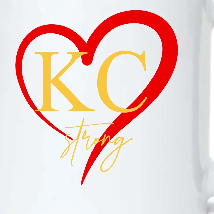 Kc Strong Kansas City Strong Heart Black Color Changing Mug