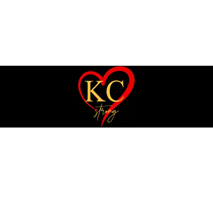 Kc Strong Kansas City Strong Heart Bumper Sticker