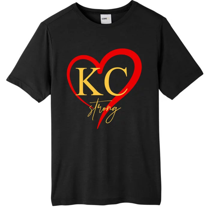 Kc Strong Kansas City Strong Heart ChromaSoft Performance T-Shirt