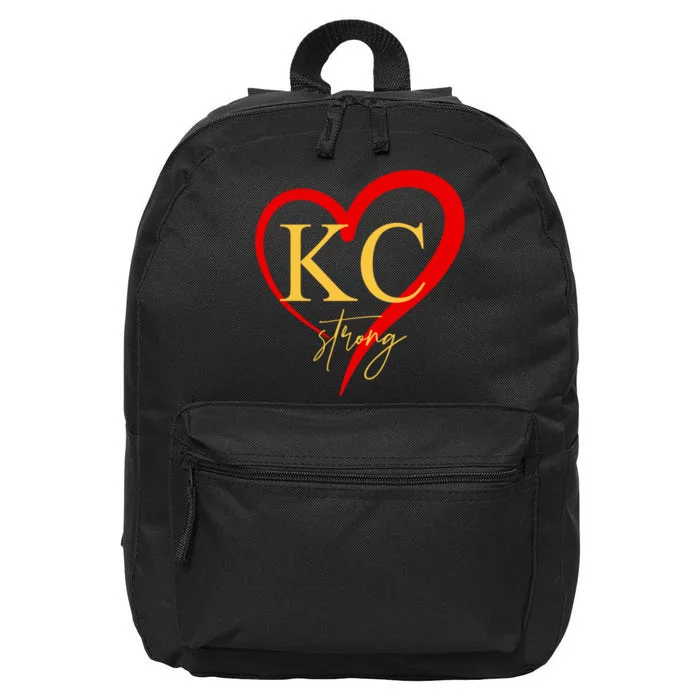 Kc Strong Kansas City Strong Heart 16 in Basic Backpack