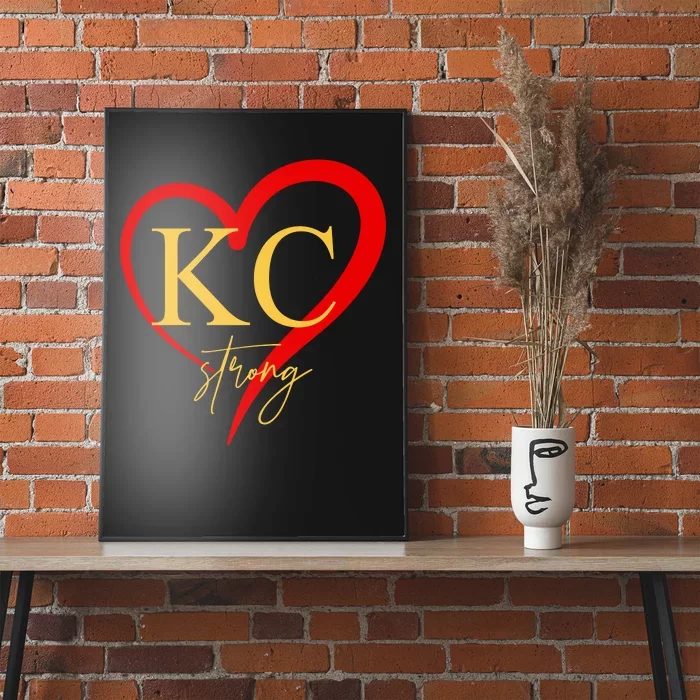 Kc Strong Kansas City Strong Heart Poster