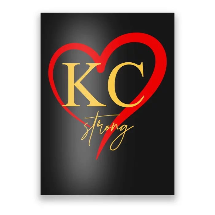 Kc Strong Kansas City Strong Heart Poster