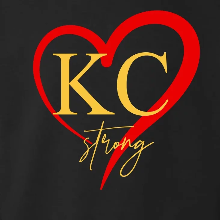 Kc Strong Kansas City Strong Heart Toddler Hoodie