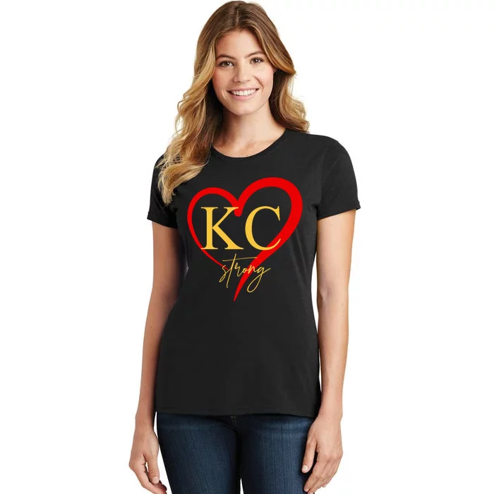 Kc Strong Kansas City Strong Heart Women's T-Shirt