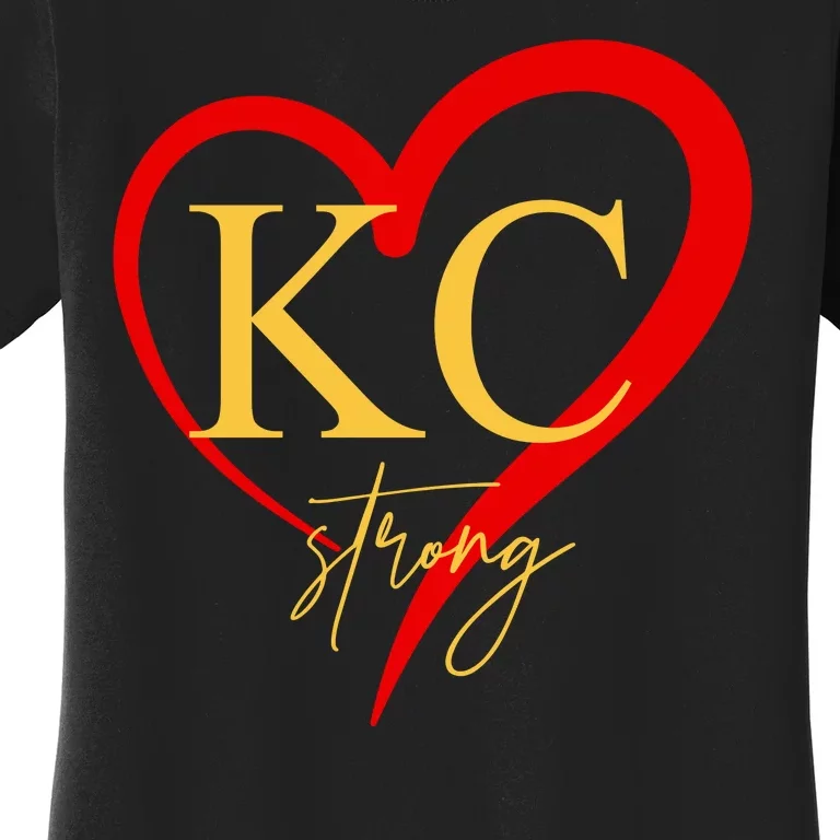 Kc Strong Kansas City Strong Heart Women's T-Shirt