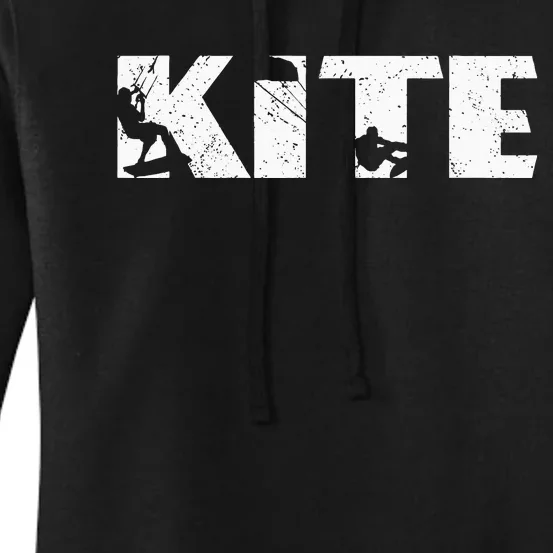 Kite Surf Kiteboarding Kitesurfing Kitesurf Kiteboarder Women's Pullover Hoodie