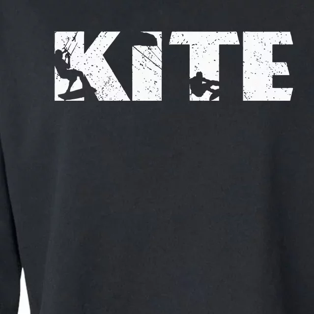 Kite Surf Kiteboarding Kitesurfing Kitesurf Kiteboarder Cropped Pullover Crew