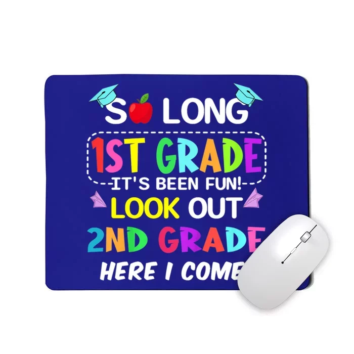 Kids So Long 1st Grade 2nd Grade Here I Come 1st Grade Graduation Meaningful Gif Mousepad