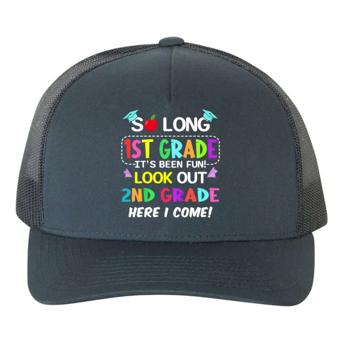 Kids So Long 1st Grade 2nd Grade Here I Come 1st Grade Graduation Meaningful Gif Yupoong Adult 5-Panel Trucker Hat