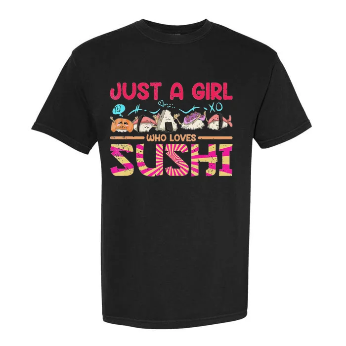 Kawaii Sushi Lover Cute Sushi funny foodie Garment-Dyed Heavyweight T-Shirt