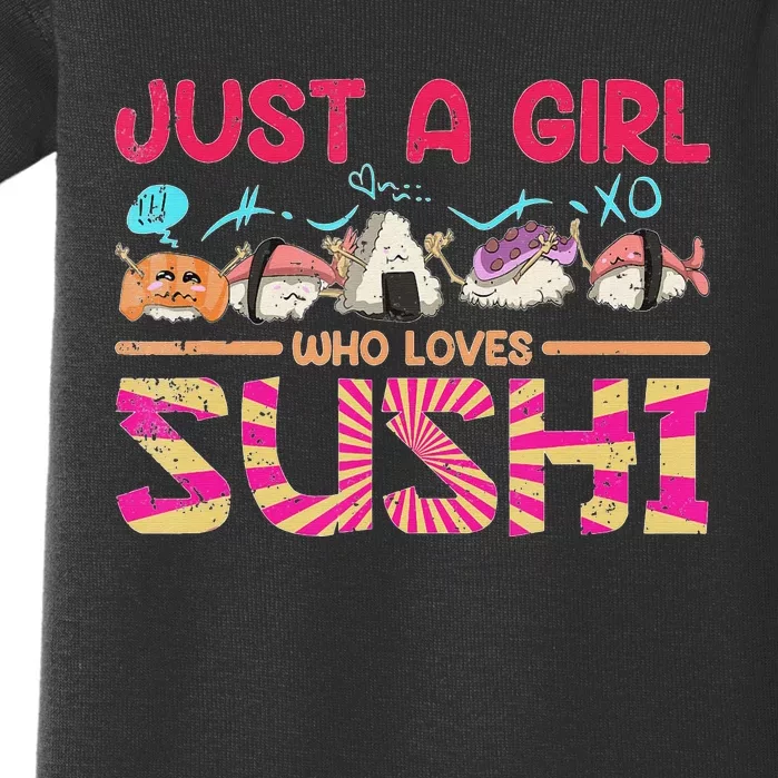 Kawaii Sushi Lover Cute Sushi funny foodie Baby Bodysuit