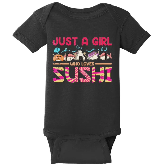 Kawaii Sushi Lover Cute Sushi funny foodie Baby Bodysuit