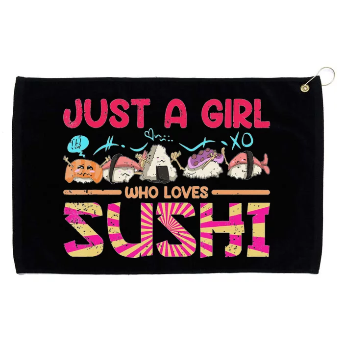 Kawaii Sushi Lover Cute Sushi funny foodie Grommeted Golf Towel