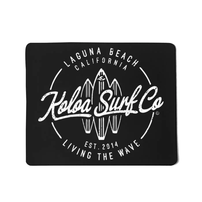 Koloa Surf Laguna Boards Mousepad