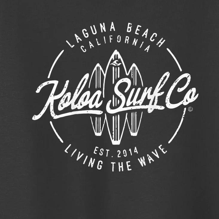 Koloa Surf Laguna Boards Toddler T-Shirt