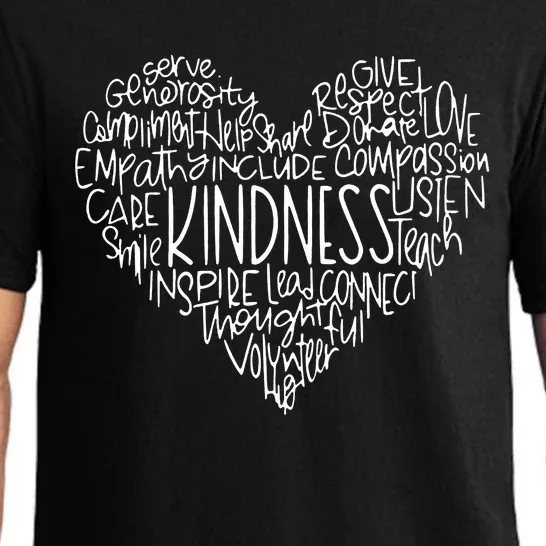 Kindness Shirts Love Heart Pajama Set