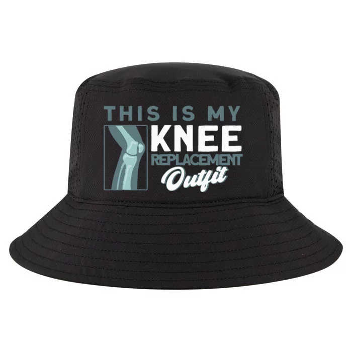 Knee Surgery My Knee Replacement Outfit TKR Knee Replacement Cool Comfort Performance Bucket Hat