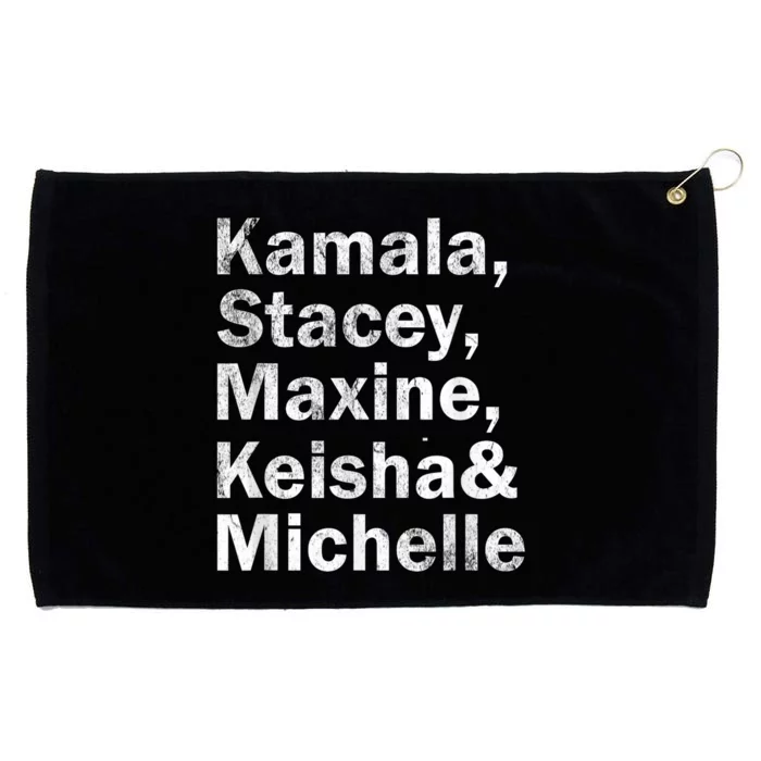 Kamala Stacey Maxine Keisha And Michelle Grommeted Golf Towel