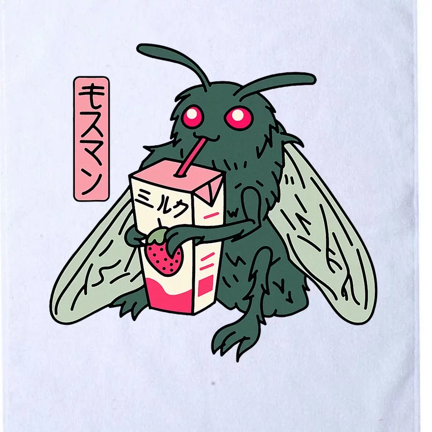 Kawaii Strawberry Milk Shake Carton Mothman Platinum Collection Golf Towel