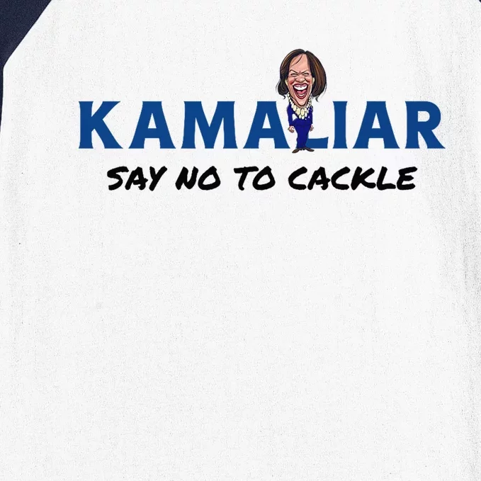 Kamaliar Say No To Cackle Hard Pass On Kamala Harris Baseball Sleeve Shirt