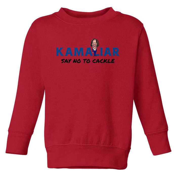 Kamaliar Say No To Cackle Hard Pass On Kamala Harris Toddler Sweatshirt