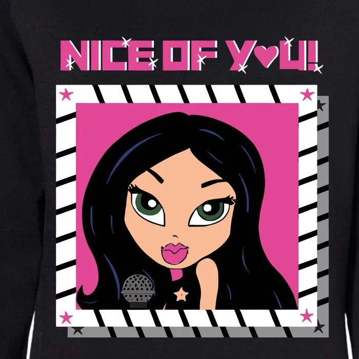 Katrina Stuart Nice Of You Closeup Womens California Wash Sweatshirt