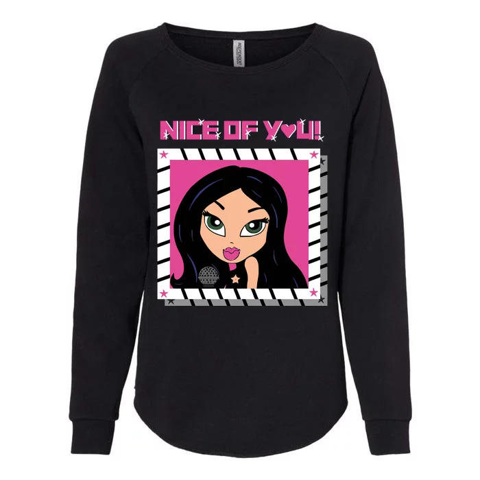 Katrina Stuart Nice Of You Closeup Womens California Wash Sweatshirt