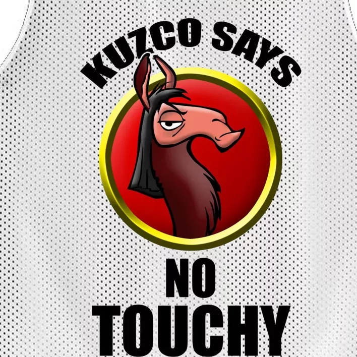 Kuzco Says No Touchy Mesh Reversible Basketball Jersey Tank