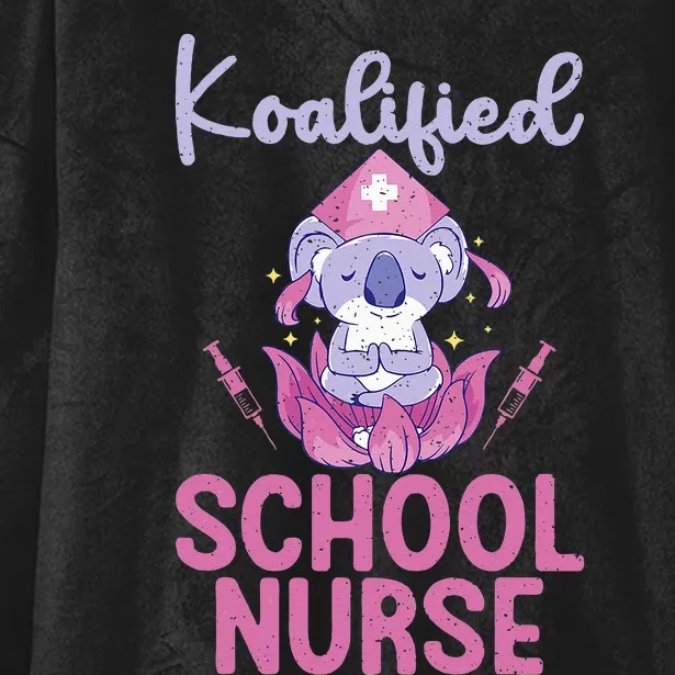 Koalified School Nurse Hooded Wearable Blanket