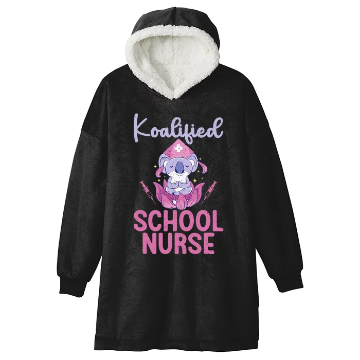 Koalified School Nurse Hooded Wearable Blanket