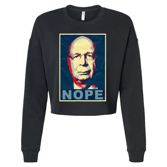 Klaus Schwab Nope Cropped Pullover Crew