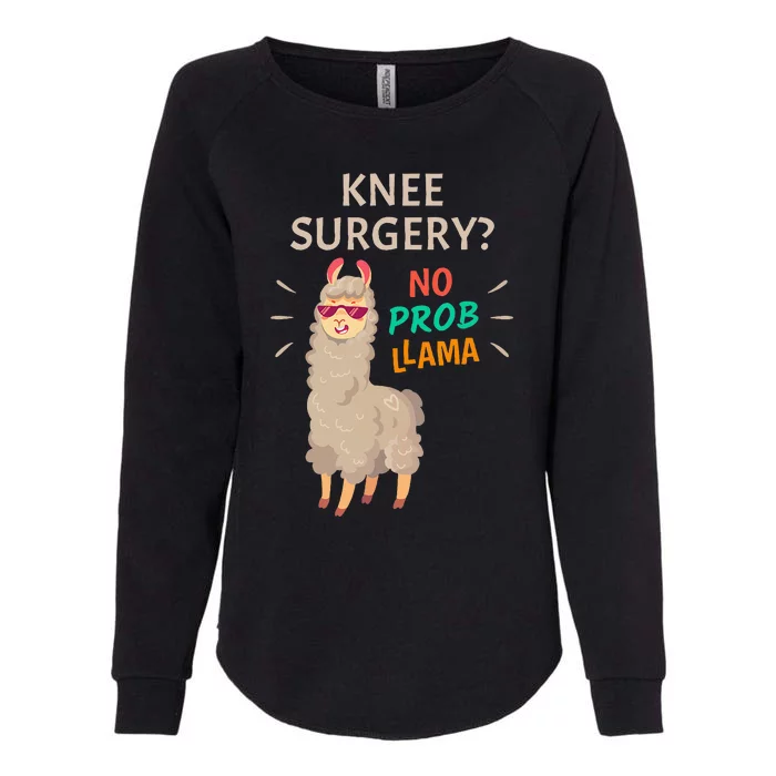 Knee Surgery No Probllama Knee Replacement Recovery Gift Womens California Wash Sweatshirt