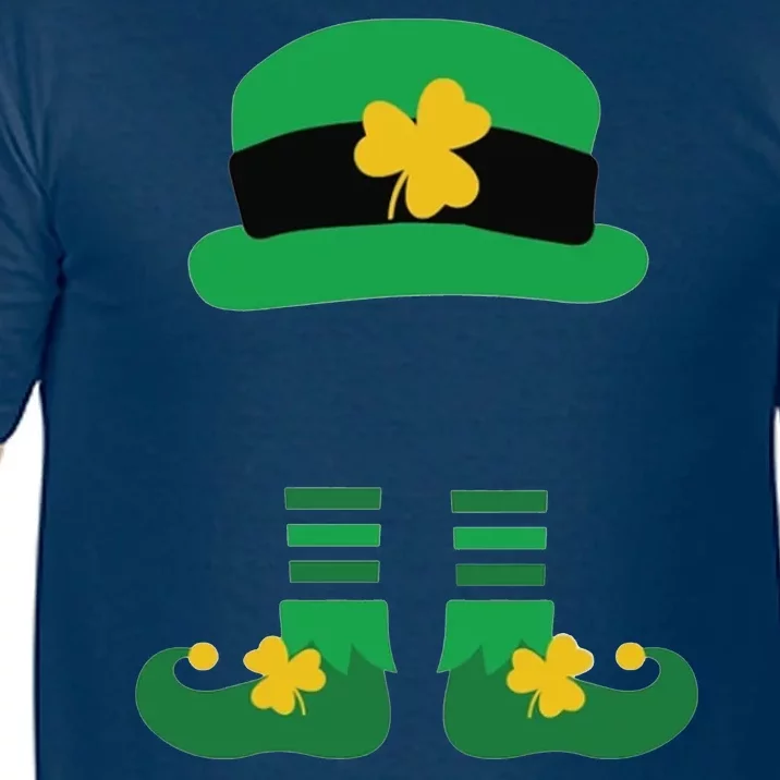 Kid Saint Patrick's Day Personalized Shirt Leprechaun Stockings And Hat Comfort Colors T-Shirt