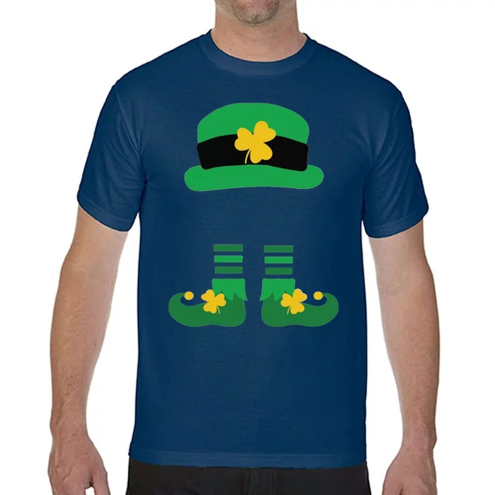 Kid Saint Patrick's Day Personalized Shirt Leprechaun Stockings And Hat Comfort Colors T-Shirt