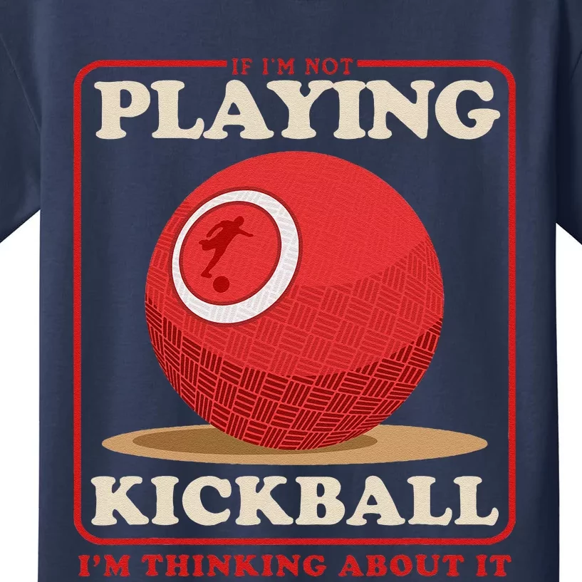 Kickball Sport Playing Kickball Kids T-Shirt