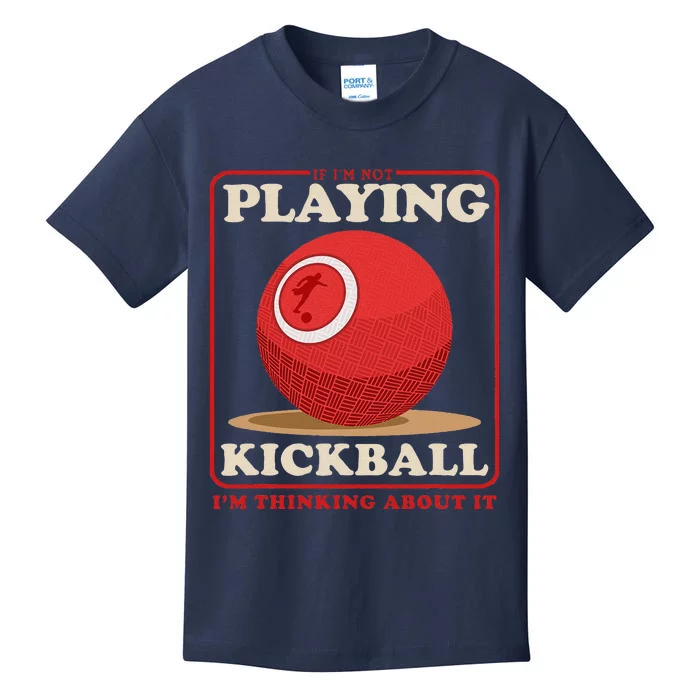 Kickball Sport Playing Kickball Kids T-Shirt